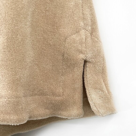 NWOT Frankies Bikinis 2-Piece Beige "Coco" Terrycloth Shirt & Shorts Set sz M - Picture 8 of 12
